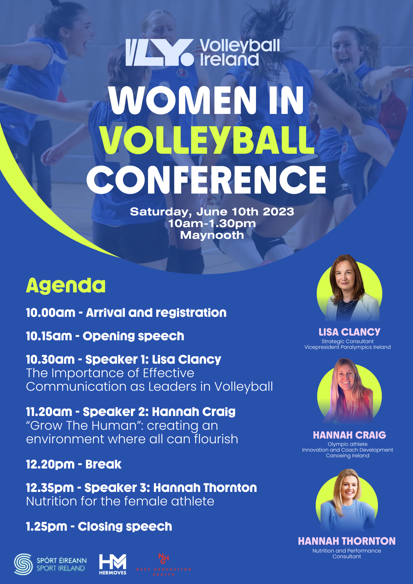 Saturday, June 10th 2023 10am-1.30pm Maynooth